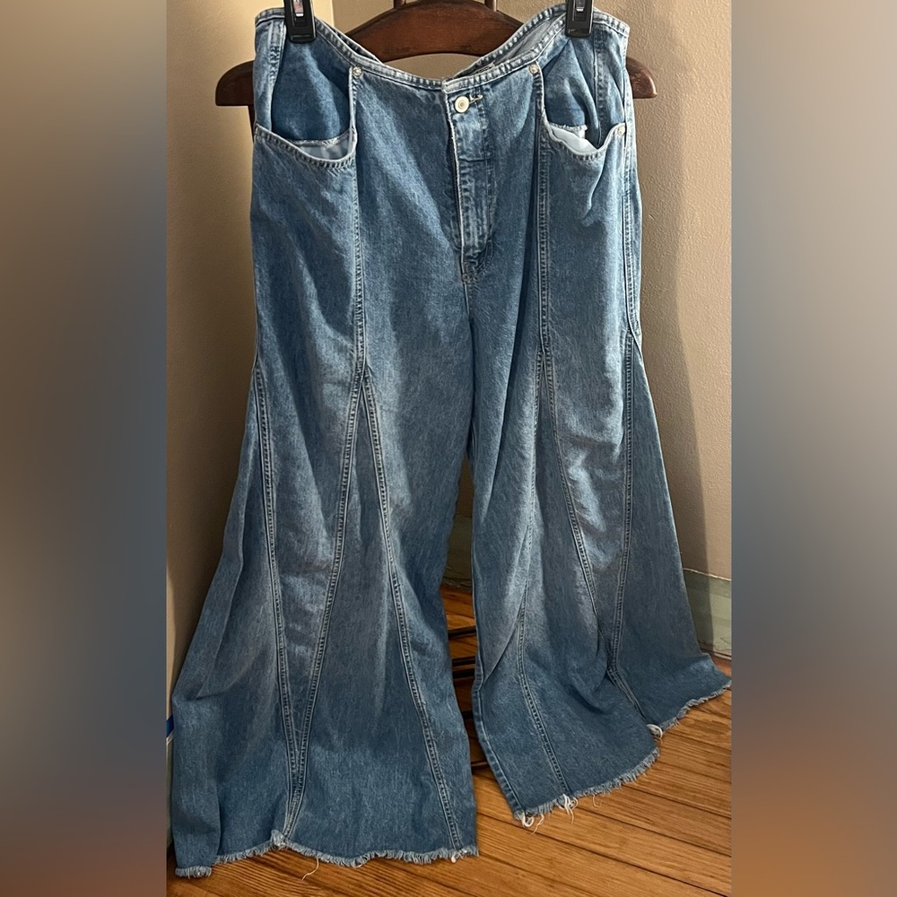 We the free super wide leg jeans